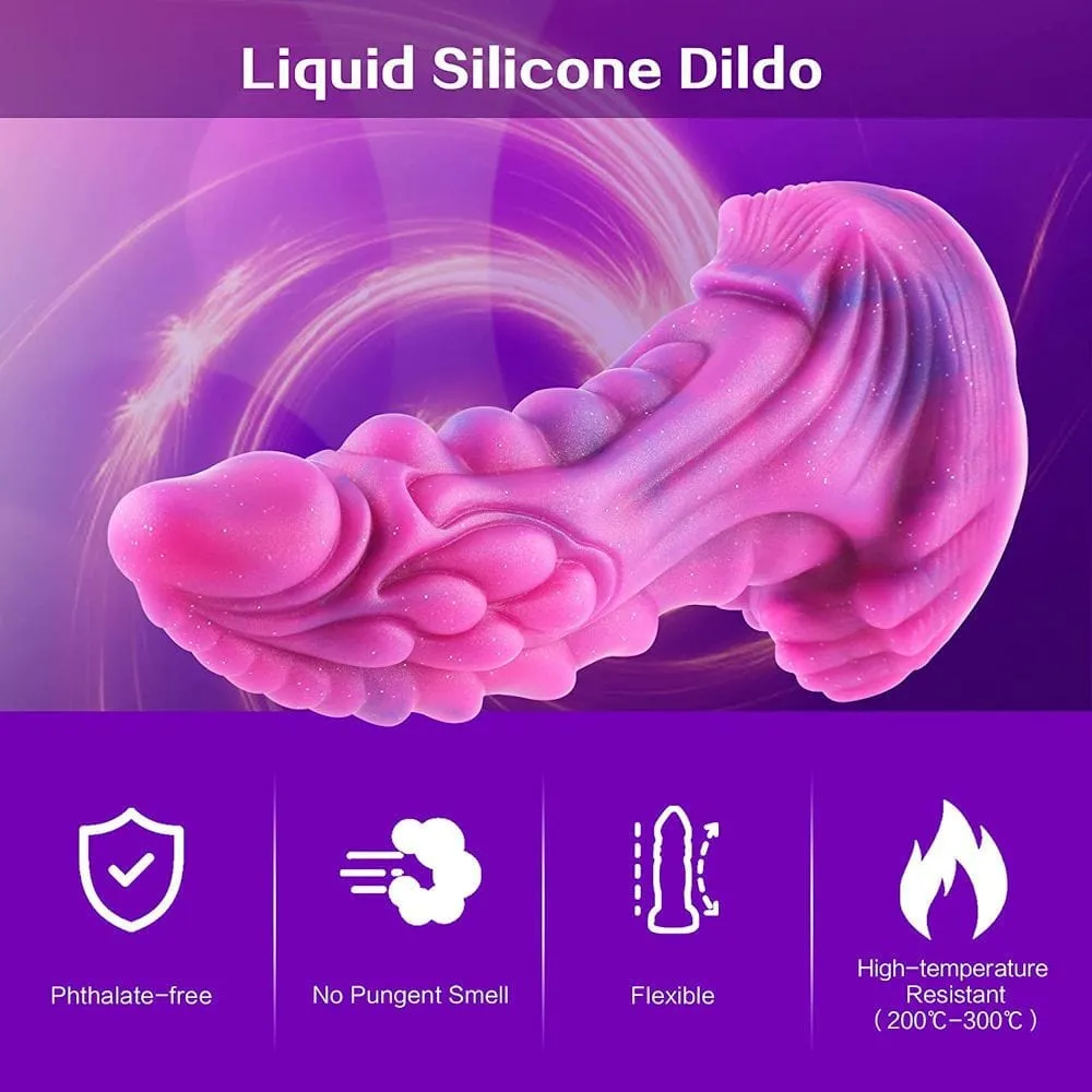 Wildolo - 8.4" Silicone Vibrating Amor Dildo (Suction Remote and App)