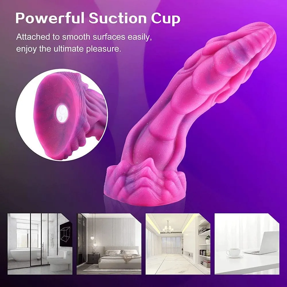 Wildolo - 8.4" Silicone Vibrating Amor Dildo (Suction Remote and App)