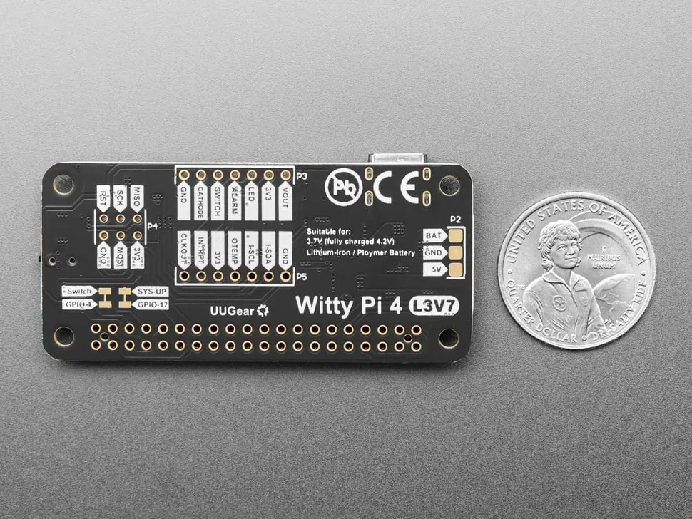 Witty Pi 4 L3V7 - RTC & Power Management for Raspberry Pi