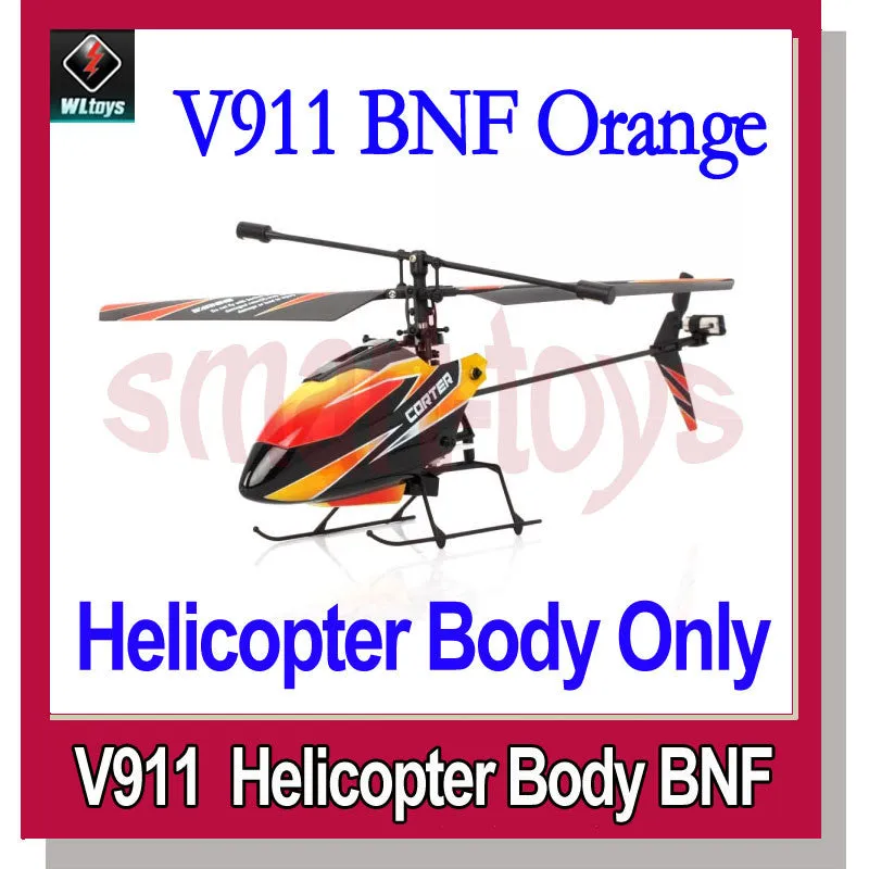 WLtoys V911 2.4GHz 4CH Micro Single-rotor RC Helicopter BNF with Gyro Body Only