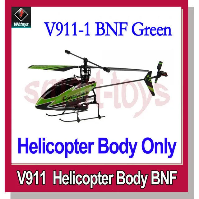 WLtoys V911 2.4GHz 4CH Micro Single-rotor RC Helicopter BNF with Gyro Body Only