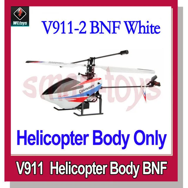 WLtoys V911 2.4GHz 4CH Micro Single-rotor RC Helicopter BNF with Gyro Body Only