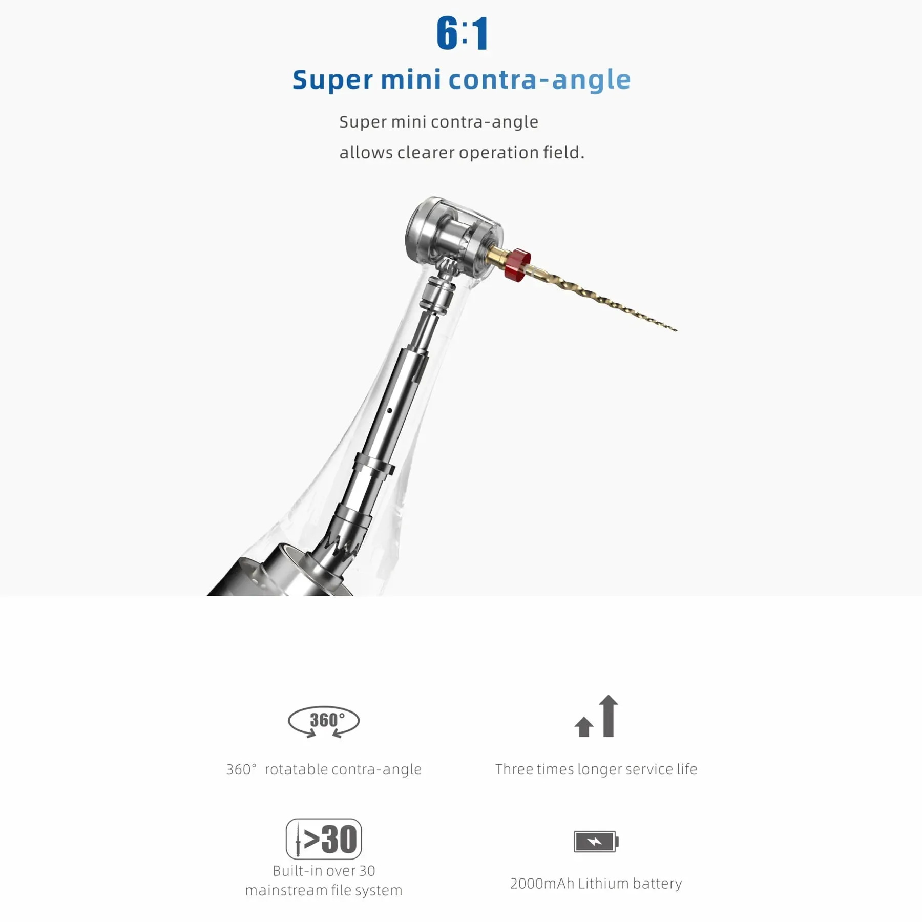 Woodpecker Endo Smart   Wireless Endomotor Dental Endo Motor Generation Brushless Cordless Dental Intrument Dental Equipment