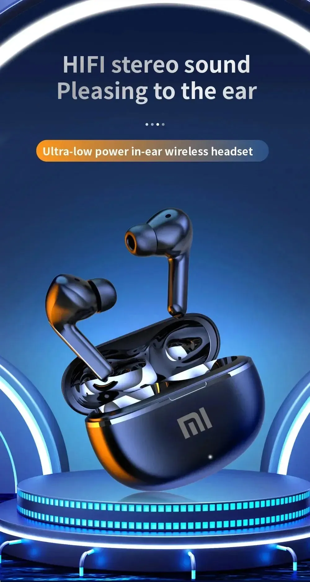 Xiaomi Air7 Bluetooth Earphones Mini In-Ear Wireless Earbuds HiFi Stereo Sound Waterproof Sports Earphones TWS Gaming Headset