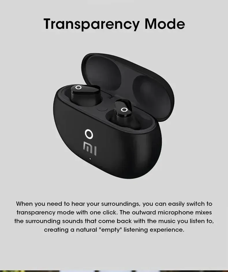 Xiaomi Bluetooth Earphones Wireless Earphones Studio Buds for IPhone Samsung TrueTWS Earbuds Sports Noise Canceling