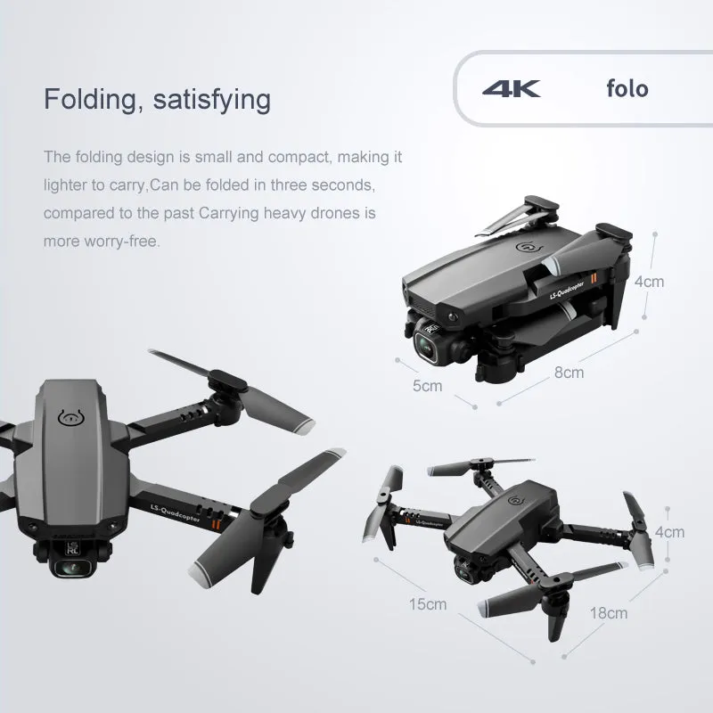 Xt6 Mini Drone 4k 1080p Hd Camera Wifi Fpv Air Pressure Altitude Hold