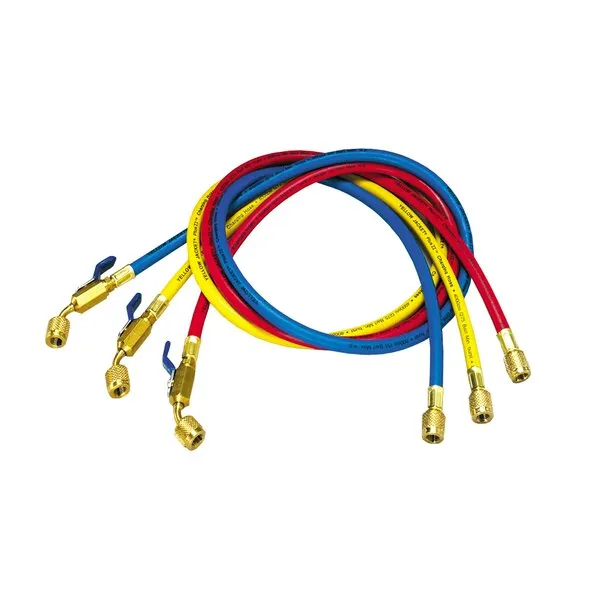 Yellow Jacket 22984 Plus II Charging Hose Kit With Sealright Fitting