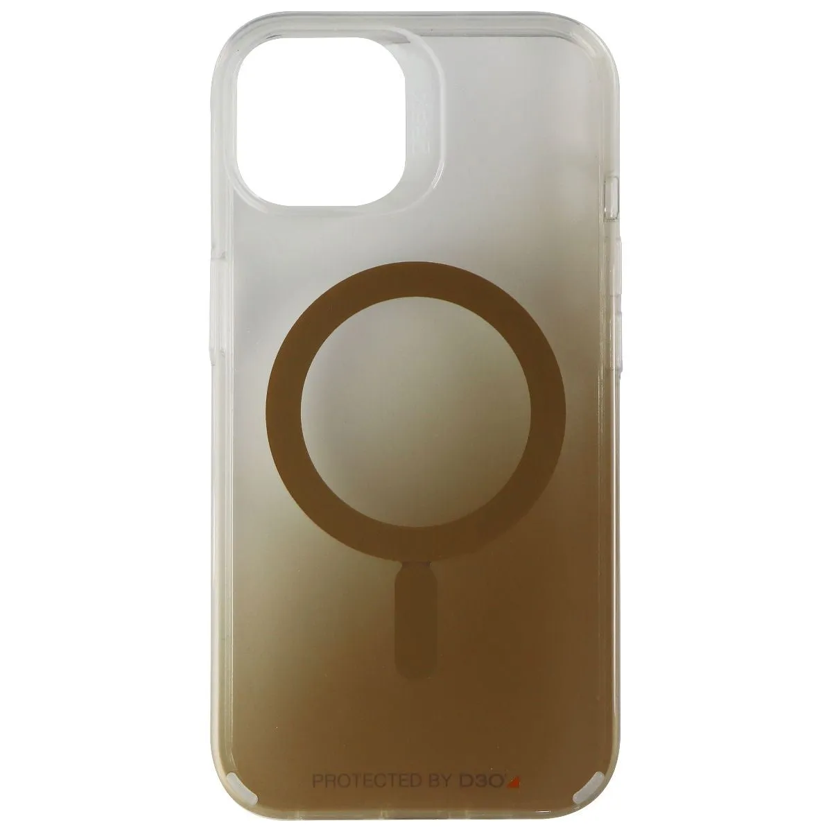 ZAGG Milan Snap Series Case for MagSafe for Apple iPhone 13 - Gold/Clear