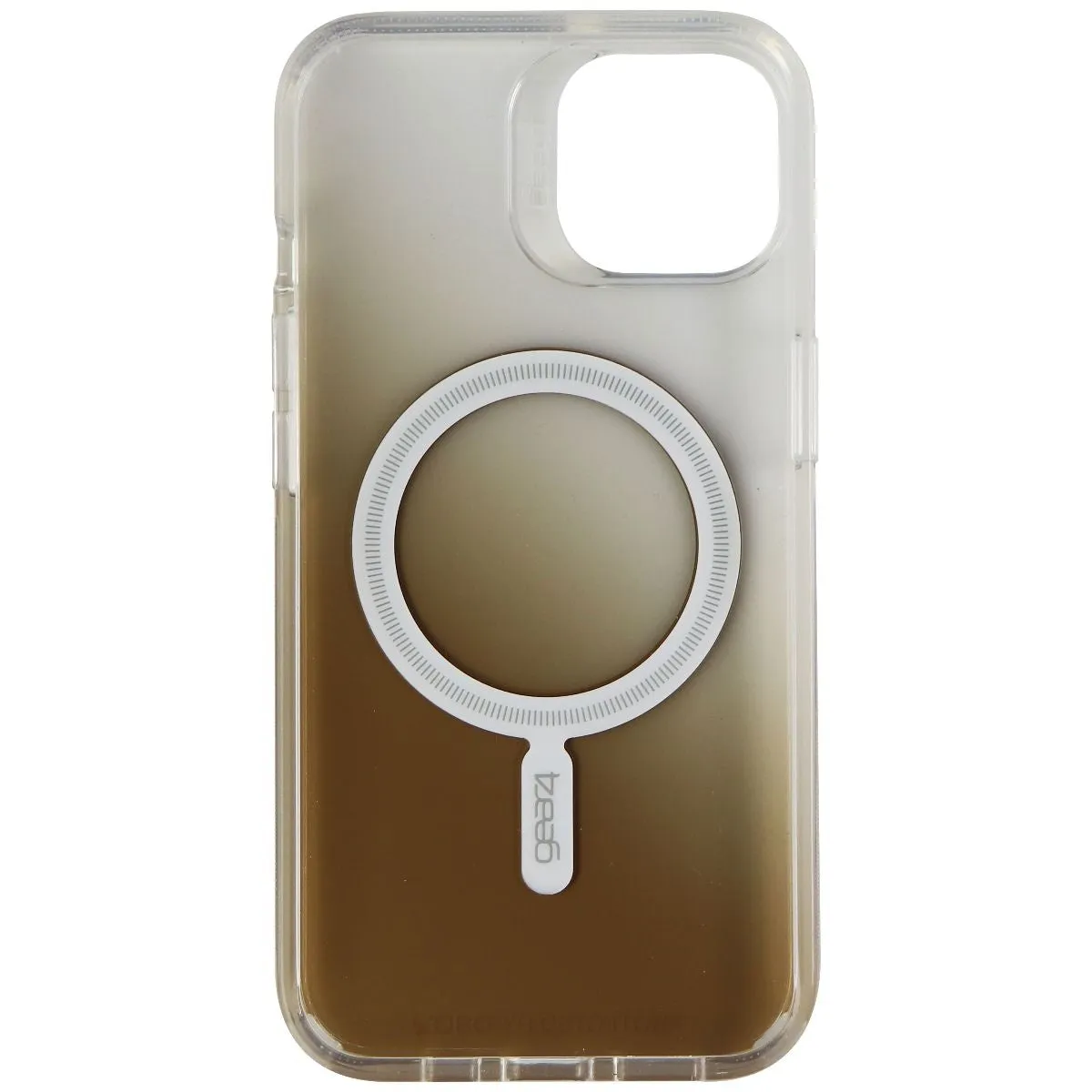 ZAGG Milan Snap Series Case for MagSafe for Apple iPhone 13 - Gold/Clear