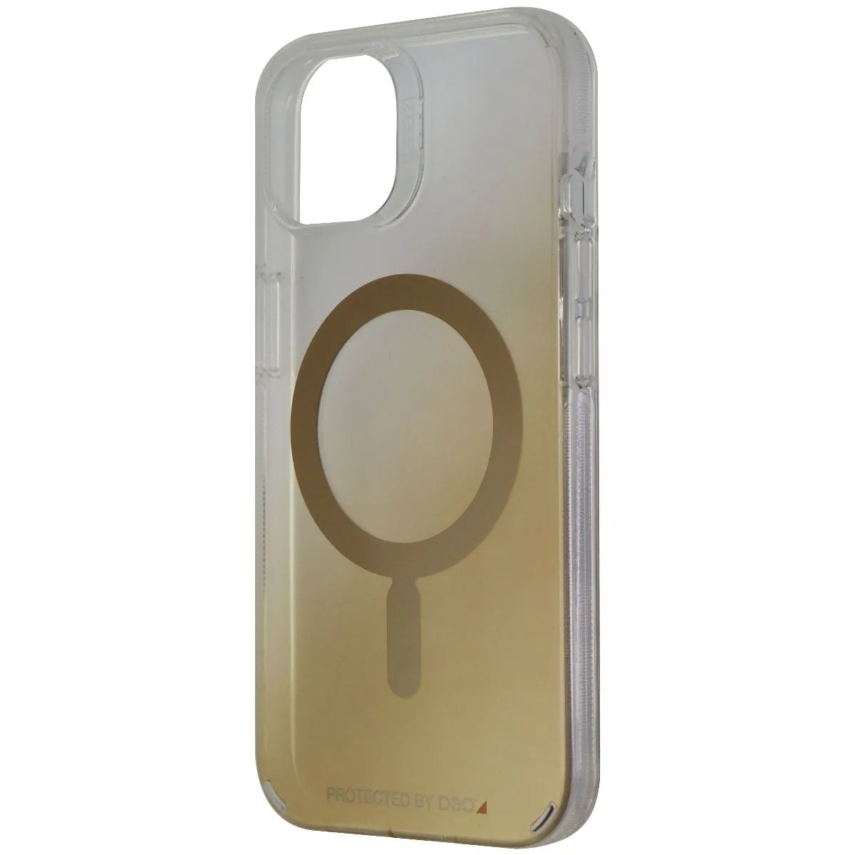 ZAGG Milan Snap Series Case for MagSafe for Apple iPhone 13 - Gold/Clear